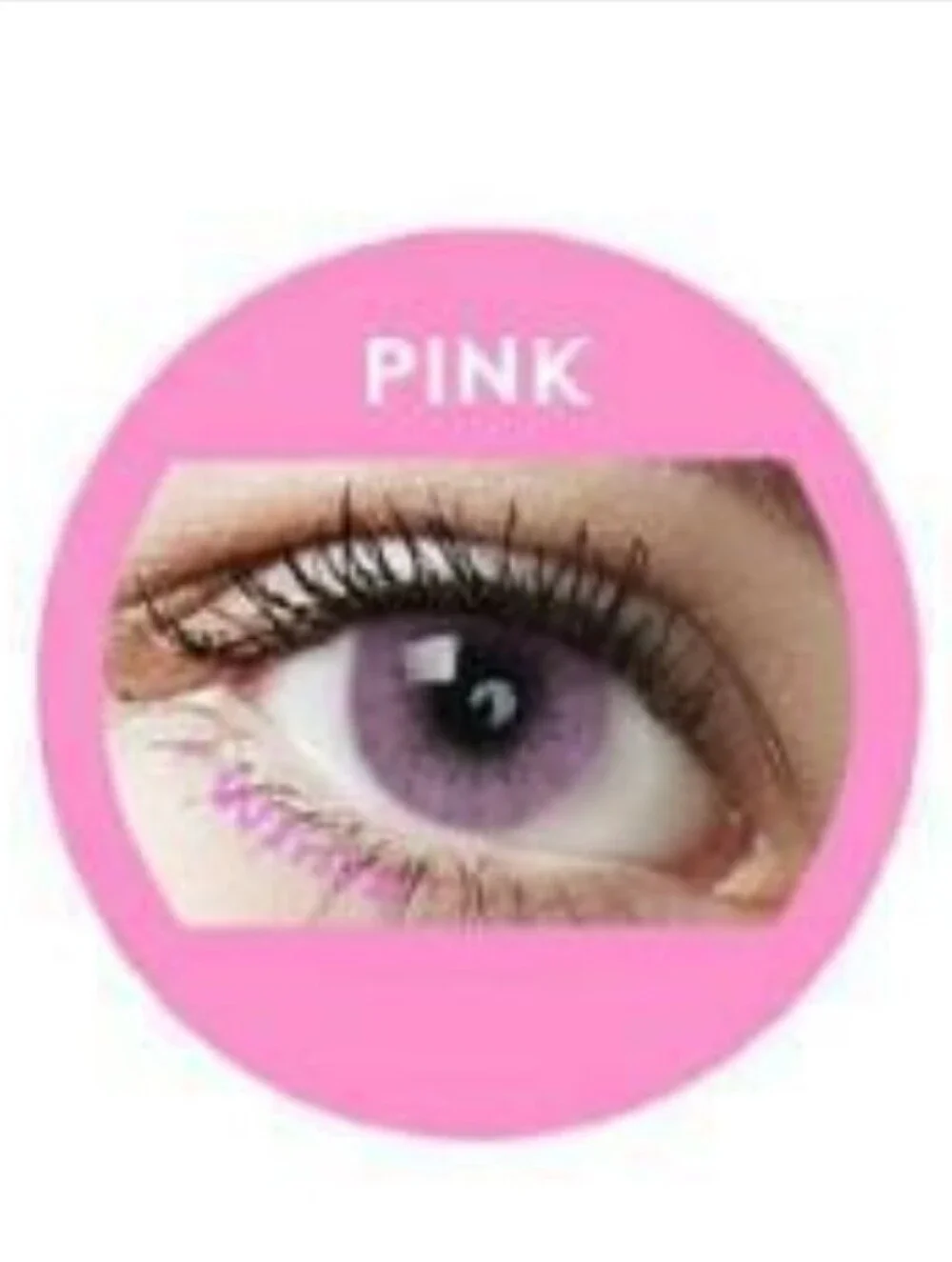 Pink - Color Eye Wear Lenses - Costume Enhancements